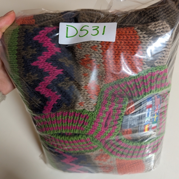 Vintage Paris Sport Club Fair Isle Knit Cardigan - Picture 9 of 9